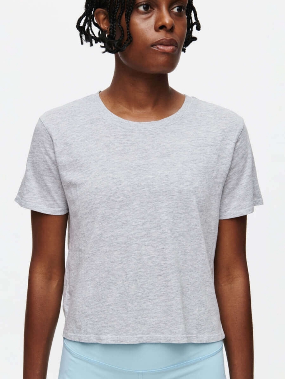 Outdoor Voices Grey Everyday Short Sleeve Shirt